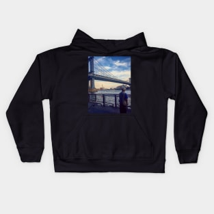 Manhattan Bridge, New York City Kids Hoodie